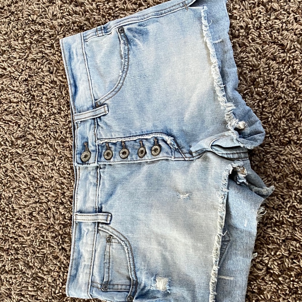 Free people uneven short